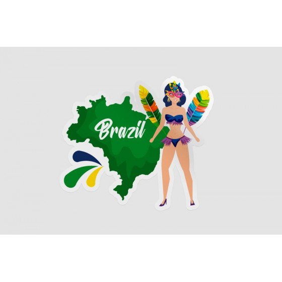 Brazil Style 8 Sticker