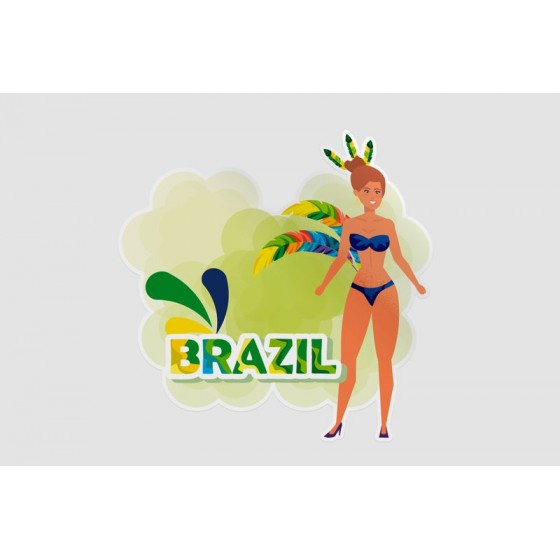 Brazil Style 9 Sticker