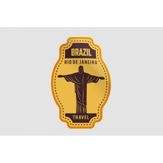 Brazil Travel Style 3 Sticker