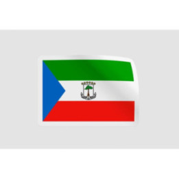 Equatorial Guinea Flag Style 3 - DecalsHouse