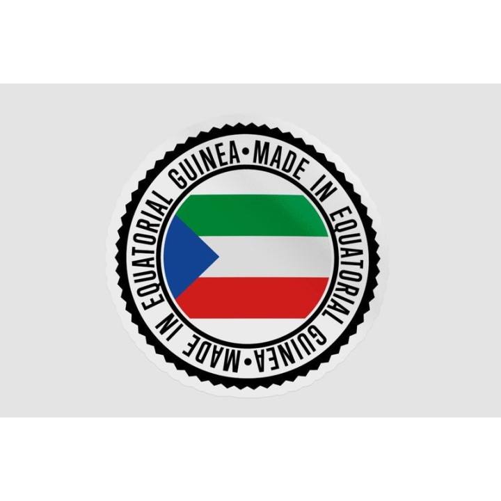 Equatorial Guinea Quality Label Style 2 - DecalsHouse