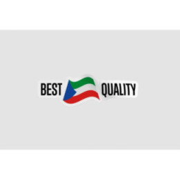 Equatorial Guinea Quality Label Style 3 - DecalsHouse