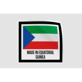 Equatorial Guinea Quality Label Style 4 - DecalsHouse
