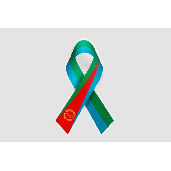 Eritrea Flag Ribbon - DecalsHouse