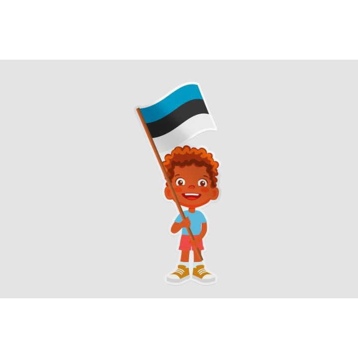 Estonia Boy Flag - DecalsHouse