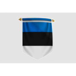 Estonia Flag Pennant - DecalsHouse