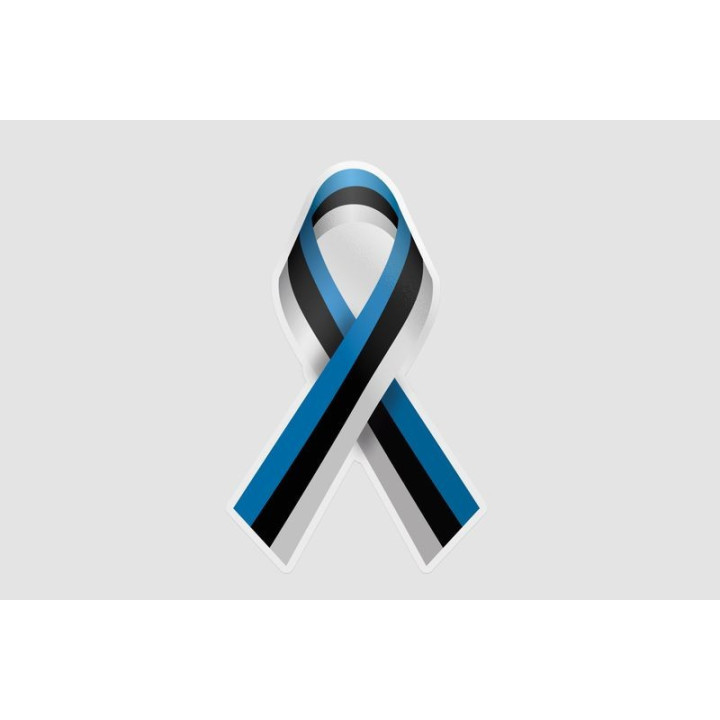 Estonia Flag Ribbon - DecalsHouse