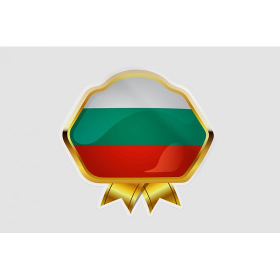 Bulgaria Golden Flag Badge...