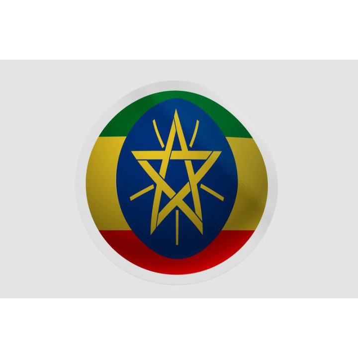 Ethiopia Flag Ball - DecalsHouse
