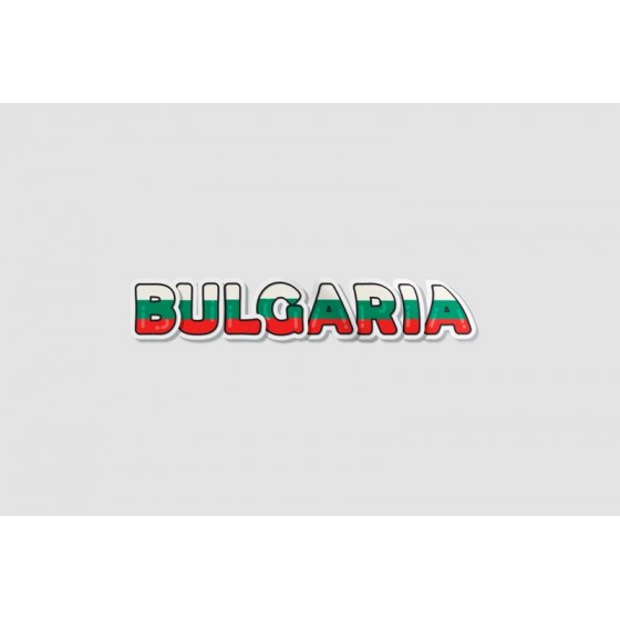 Bulgaria Text Sticker