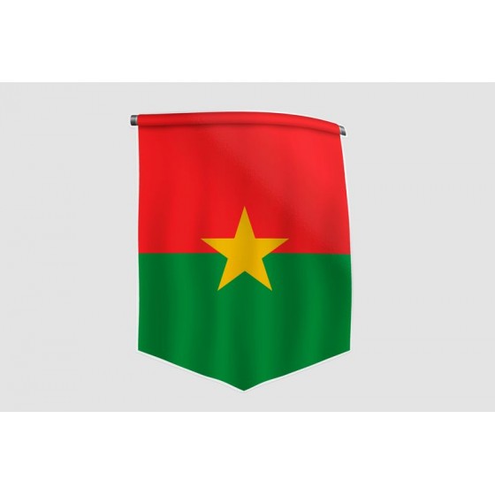 Burkina Faso Flag Sticker