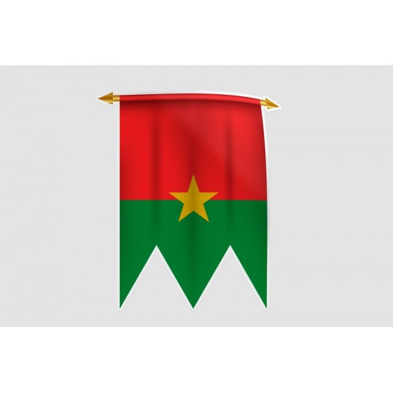 Burkina Faso Flag Style 12...