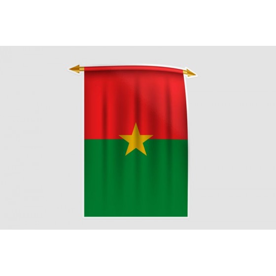 Burkina Faso Flag Style 14...