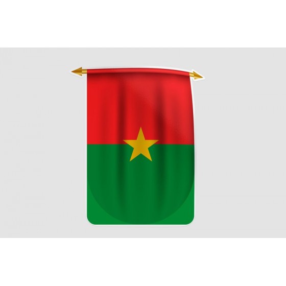 Burkina Faso Flag Style 15...
