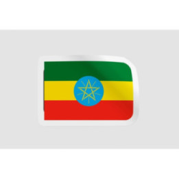 Ethiopia Flag Style 3 - DecalsHouse