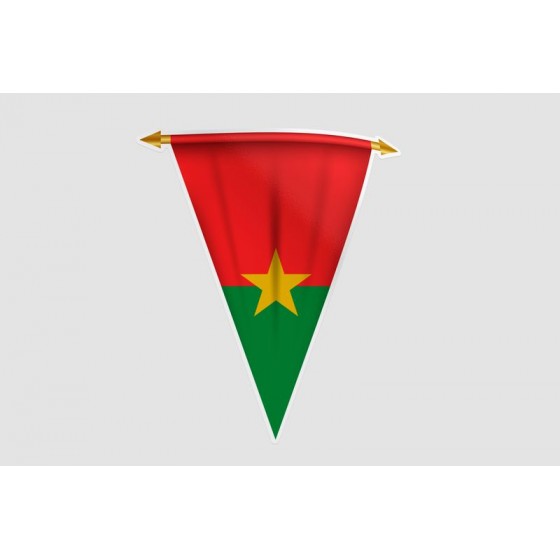 Burkina Faso Flag Style 16...