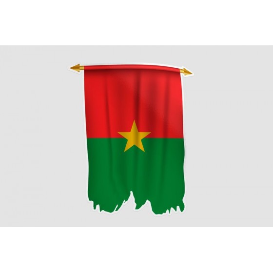 Burkina Faso Flag Style 17...
