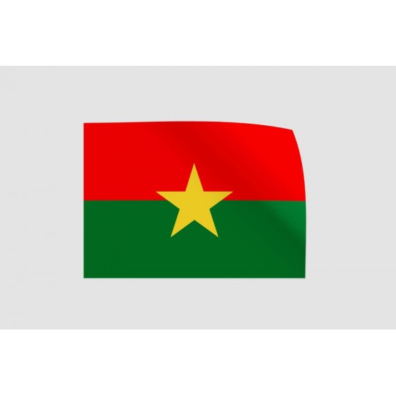 Burkina Faso Flag Style 3...
