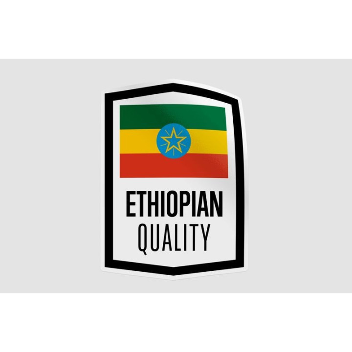 Ethiopia Quality Label Style 4 - DecalsHouse