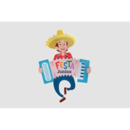 Festa Junina Stickers – Brazilian Festival Decals (2-Pack)