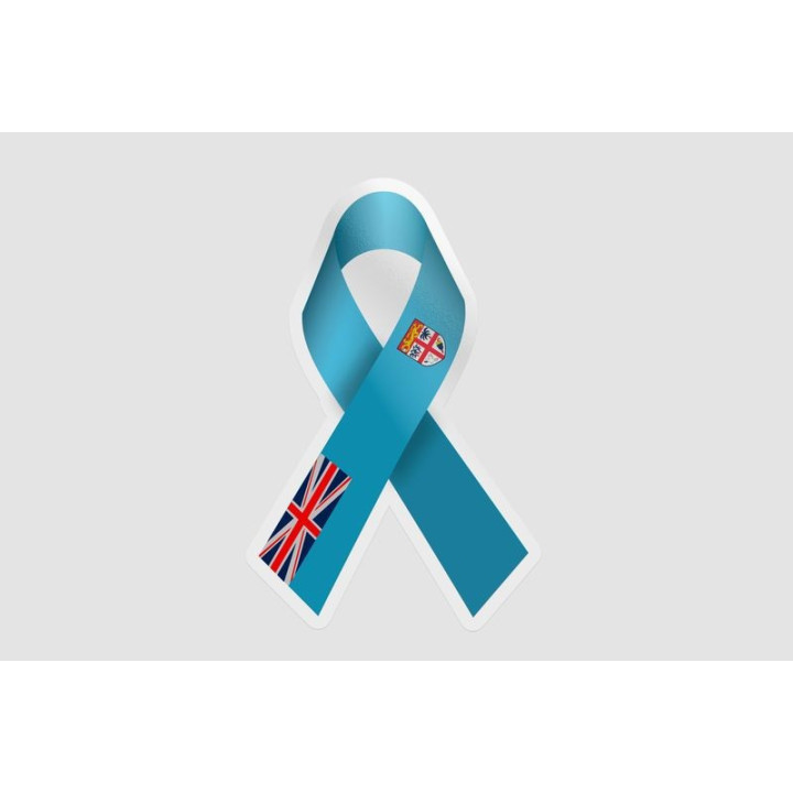 Fiji Flag Ribbon - DecalsHouse