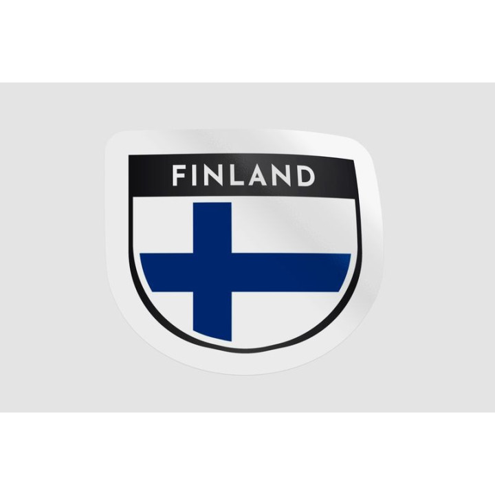 Finland Flag Badge Style 13 - DecalsHouse