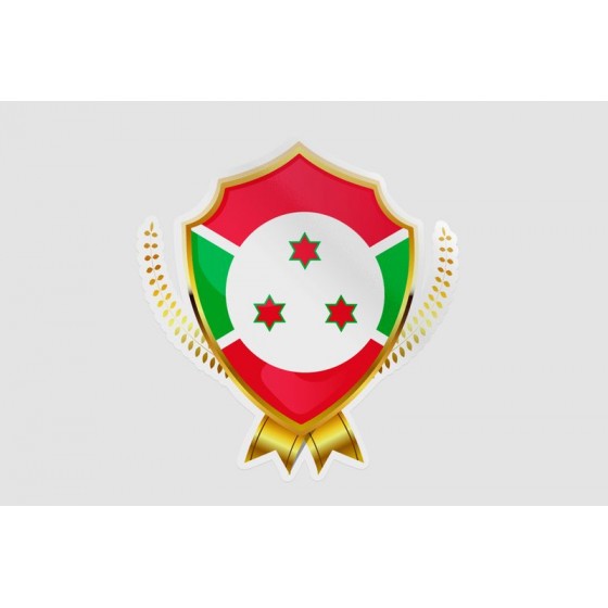 Burundi Golden Flag Badge...