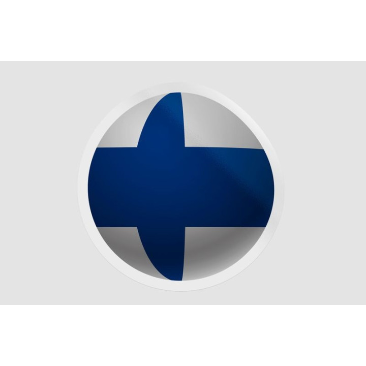Finland Flag Ball Style 2 - DecalsHouse