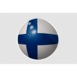 Finland Flag Ball - DecalsHouse