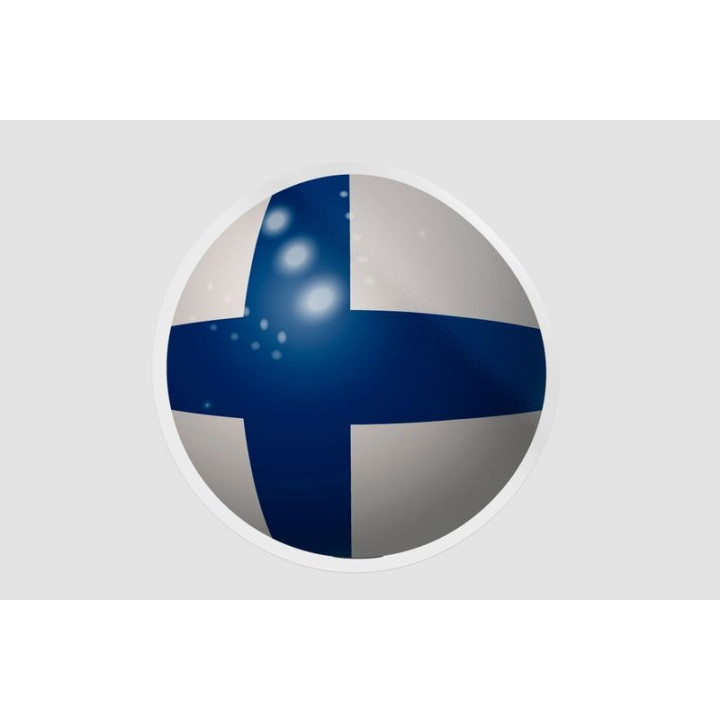 Finland Flag Ball - DecalsHouse