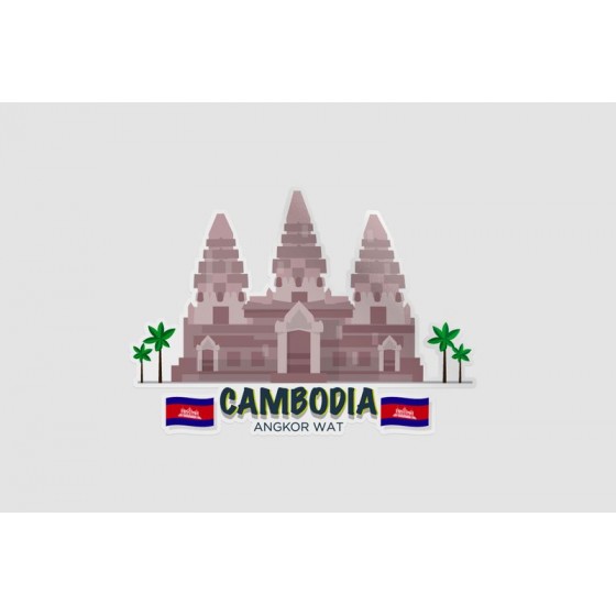 Cambodia Angkor Wat Sticker