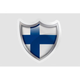 Finland Flag Shape - DecalsHouse
