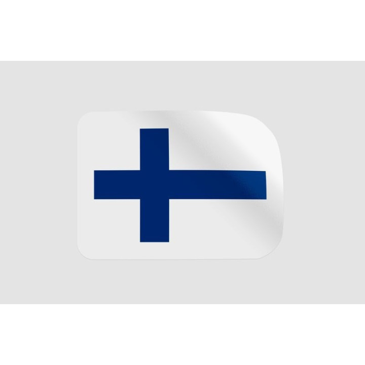 Finland Flag Style 5 - DecalsHouse