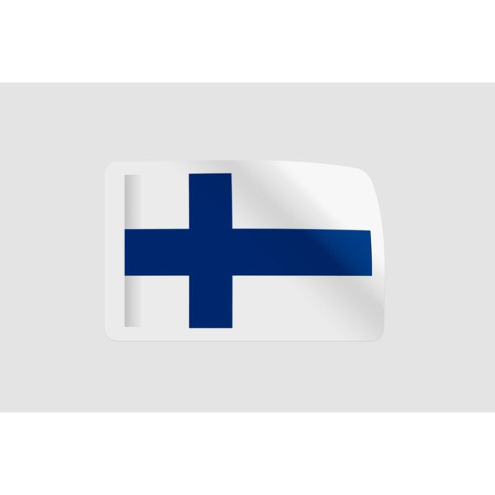 Finland Flag Style 6 - DecalsHouse