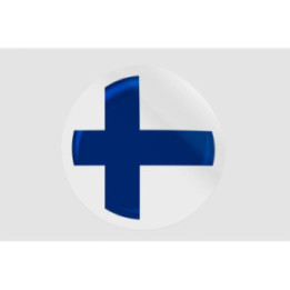Finland Flag Style 7 - DecalsHouse