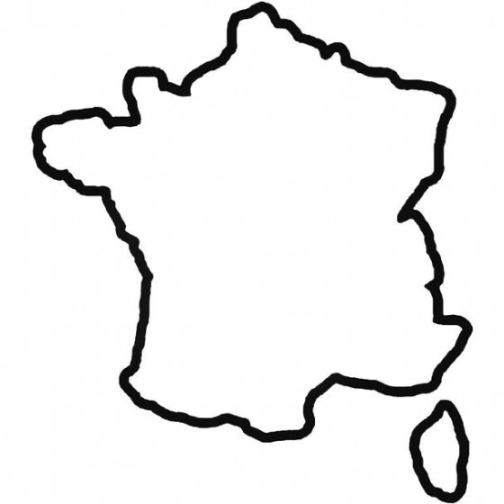Country France Decal Sticker
