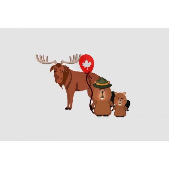 Canada Beaver And Moose...