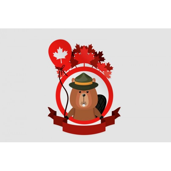 Canada Beaver Sticker