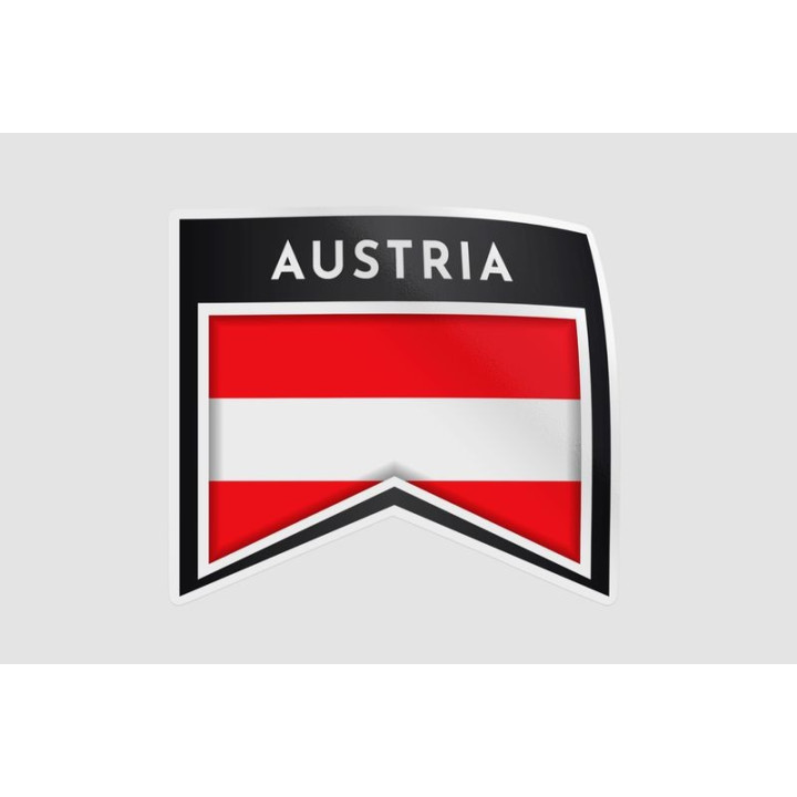 Flag Of Austria Sticker - DecalsHouse