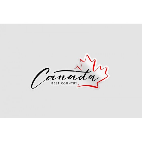 Canada Best Country Sticker