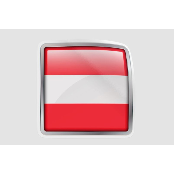 Flag Of Austria Style 6 Sticker - DecalsHouse
