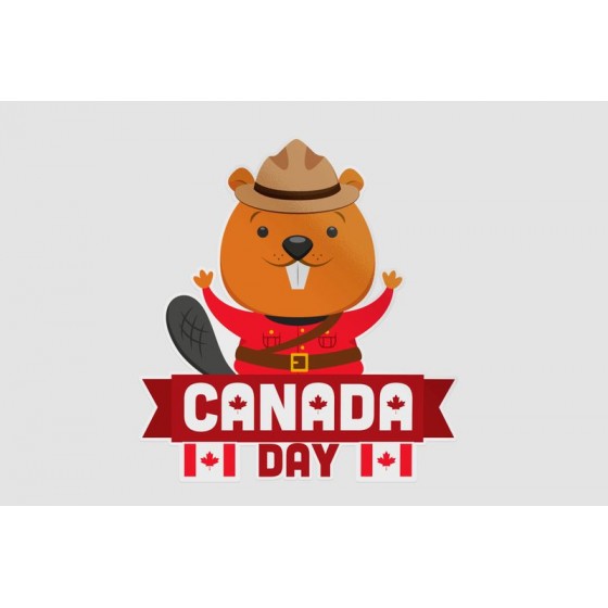 Canada Day Style 10 Sticker