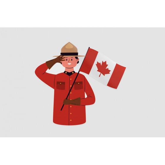 Canada Day Style 12 Sticker