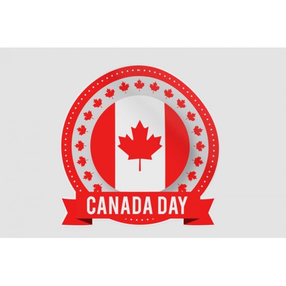 Canada Day Style 13 Sticker