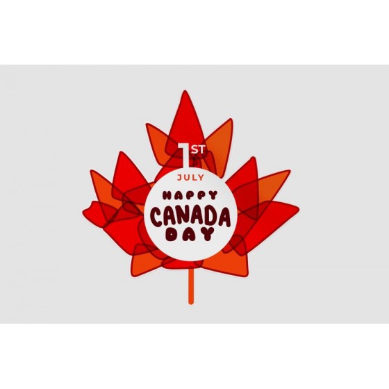 Canada Day Style 14 Sticker