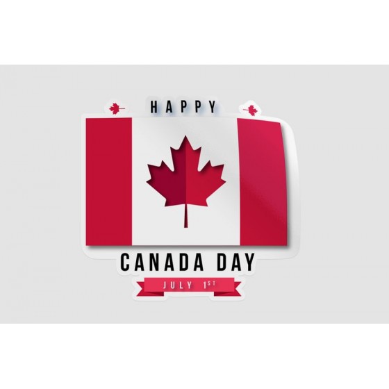 Canada Day Style 7 Sticker