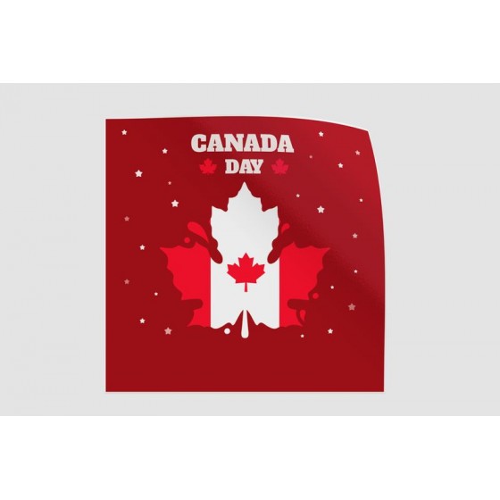 Canada Day Style 8 Sticker