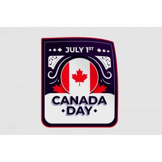 Canada Day Style 9 Sticker