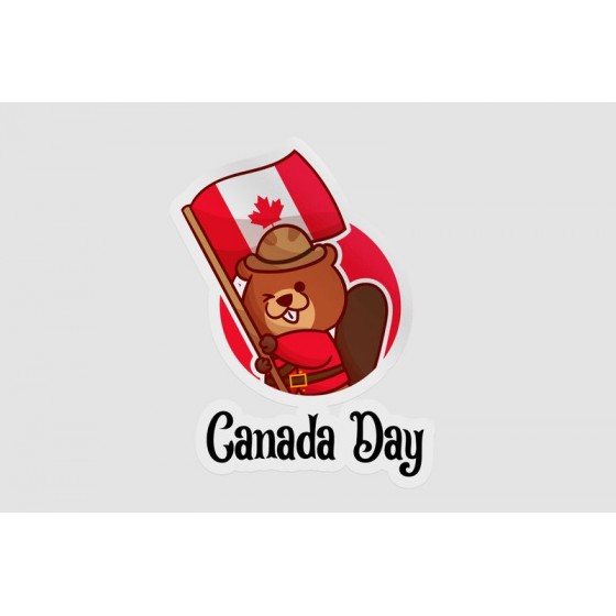 Canada Day With Cute Beaver...