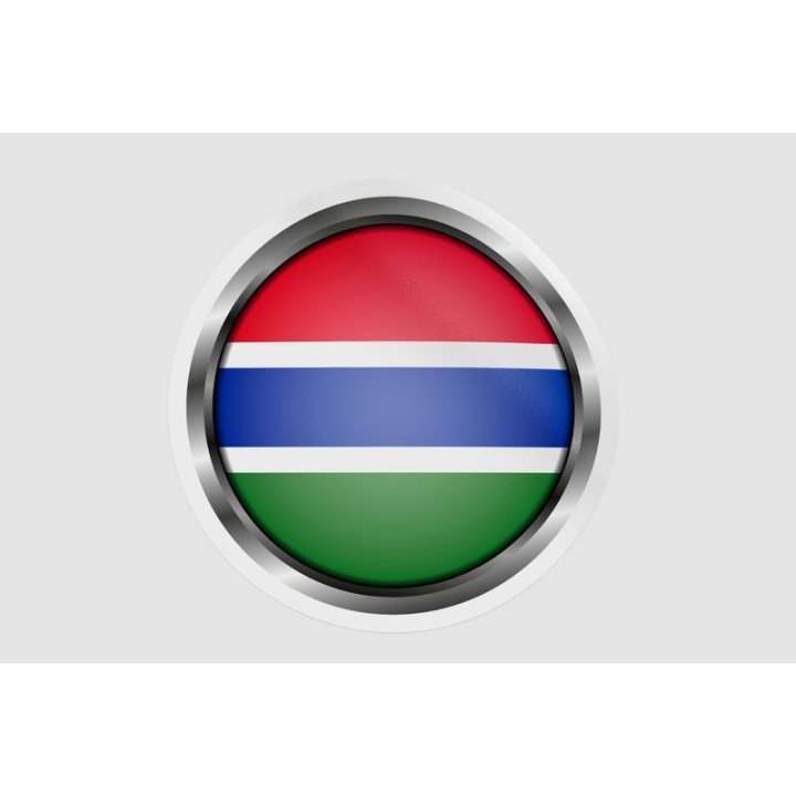 Frame Country Flag Style 5 - DecalsHouse